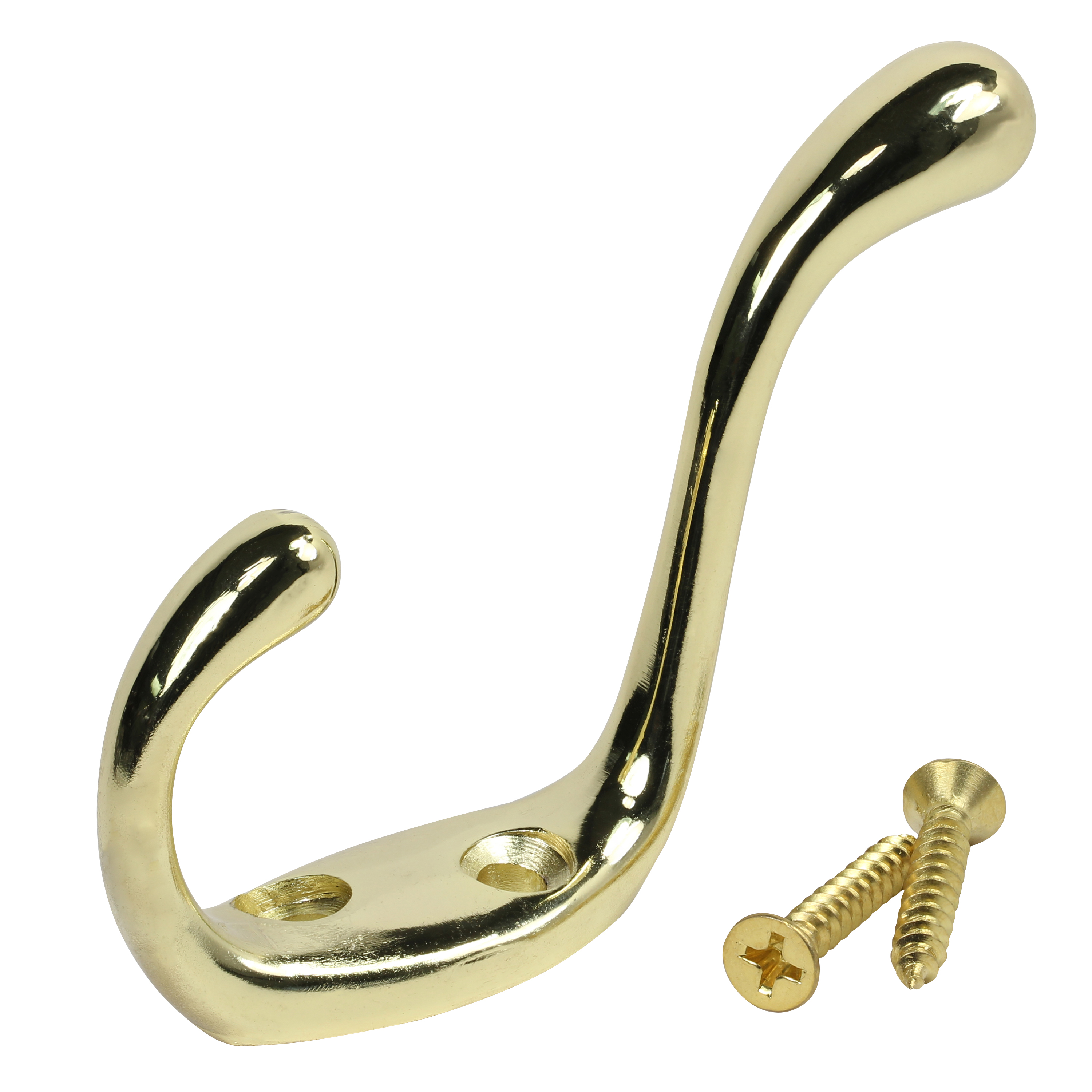 Rok Hardware Heavy Duty Coat Hook, 31/2", Bright Brass eBay